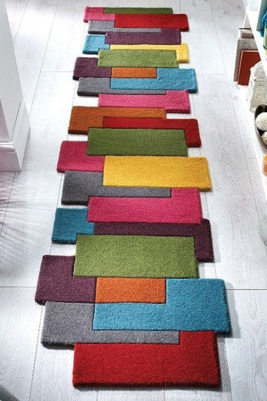 Colorful Bricks Rug